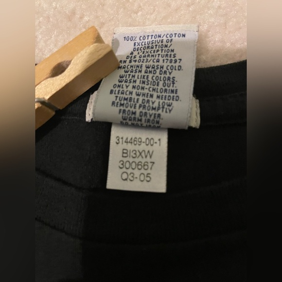 Y2K Old Navy bling embroidered tiny fit tee-medium EUC - Picture 5 of 5